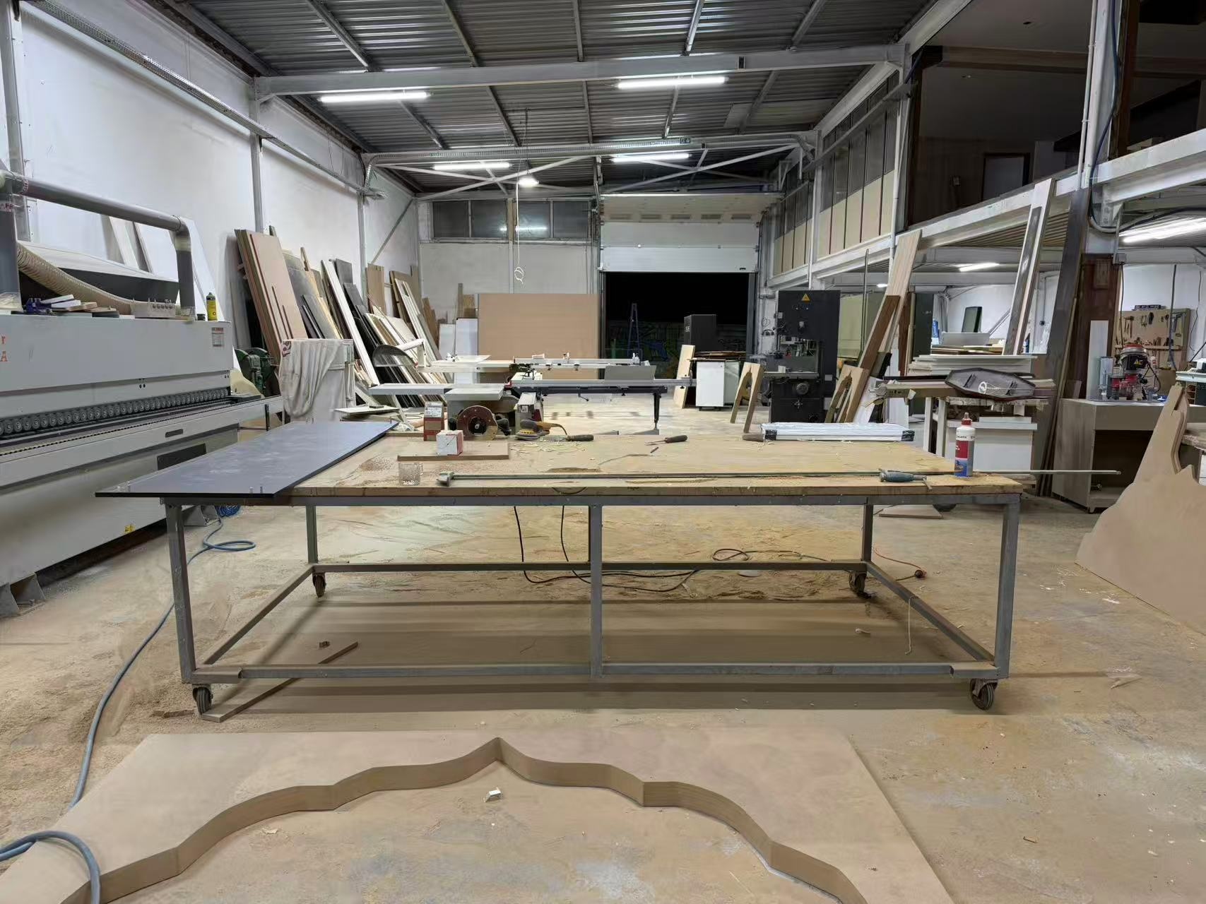 Factory environment in Paris, France